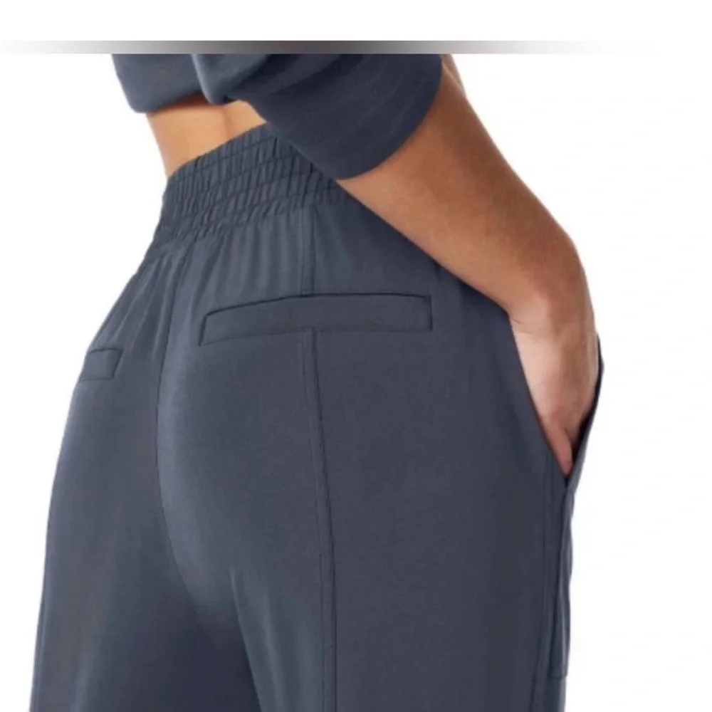 SPANX Out Of Office Cargo Jogger in Dark Storm Pant Large Tall - NEW without tag - Picture 3 of 8